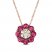 Le Vian Ruby Necklace 1/15 ct tw Diamonds 14K Strawberry Gold 18"