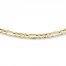 Men's Figaro Necklace 14K Yellow Gold 24" Length