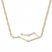 Gemini Zodiac Necklace 1/10 ct tw Diamonds 10K Yellow Gold