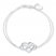 Infinity Heart Sterling Silver Bracelet