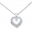 Heart Locket Necklace Sterling Silver