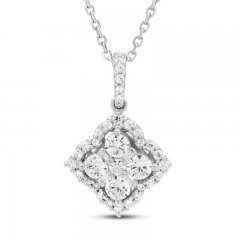 Neil Lane Diamond Necklace 5/8 ct tw 14K White Gold 19"