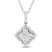 Neil Lane Diamond Necklace 5/8 ct tw 14K White Gold 19"