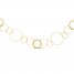 Circle Chain Necklace 14K Yellow Gold 24" Length