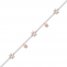 Diamond Star of David Bracelet Sterling Silver/10K Rose Gold