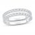 Diamond Wedding Bands 5/8 ct tw Round-cut 14K White Gold