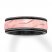 Men's Geometric Wedding Band Black/Rose Tungsten Carbide 8mm