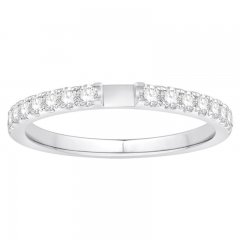 Diamond Ring Setting 3/8 ct tw Round-cut 14K White Gold