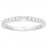 Diamond Ring Setting 3/8 ct tw Round-cut 14K White Gold