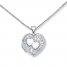 Heart Locket Necklace Sterling Silver