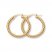 Hoop Earrings 14K Yellow Gold 25mm