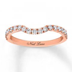 Neil Lane Wedding Band 3/8 ct tw Diamonds 14K Rose Gold