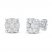 Diamond Fashion Stud Earrings 1 ct tw 10K White Gold