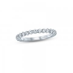 Monique Lhuillier Bliss Diamond Wedding Band 3/4 ct tw Round-cut 18K White Gold