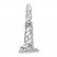 Lighthouse Charm Sterling Silver