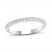 Certified Diamond Anniversary Band 1/4 ct tw 14K White Gold