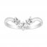 Three-Stone Princess-cut Diamond Ring 1/2 ct tw 10K White Gold