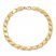 Polished Oval Link Bracelet 10K Yellow Gold 7.5"