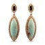 Le Vian Aquaprase/Quartz/Topaz Earrings 14K Strawberry Gold