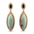 Le Vian Aquaprase/Quartz/Topaz Earrings 14K Strawberry Gold