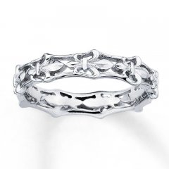 Stackable Ring Fleur-de-Lis Sterling Silver