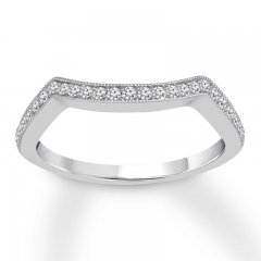 Diamond Wedding Band 1/5 ct tw 14K White Gold