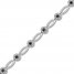 Black & White Diamond Bracelet 3/4 ct tw Round Sterling Silver