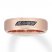 Neil Lane Men's Black Diamond Band 1/10 ct tw 14K Rose Gold