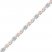 Mom Infinity Bracelet 1/10 ct tw Sterling Silver/10K Rose Gold