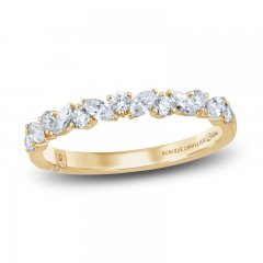 Monique Lhuillier Bliss Diamond Wedding Band 1/2 ct tw Marquise & Round-cut 18K Yellow Gold