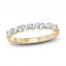 Monique Lhuillier Bliss Diamond Wedding Band 1/2 ct tw Marquise & Round-cut 18K Yellow Gold