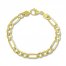 8" Figaro Link Bracelet 14K Yellow Gold Appx. 4.75mm