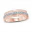 Men's Diamond Wedding Ring 1/2 ct tw 10K Rose Gold