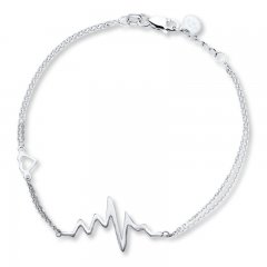 Heartbeat Bracelet Sterling Silver