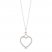 Hallmark Diamonds Necklace 1/5 ct tw Sterling Silver/10K Gold