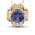 Le Vian Tanzanite Necklace 1/6 ct tw Diamonds 14K Strawberry Gold 20"