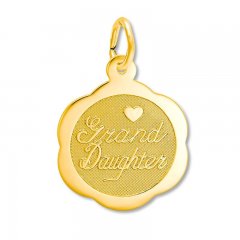 Granddaughter Charm 14K Yellow Gold