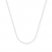 Bead Chain Necklace 14K White Gold 16" Length