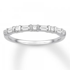 Diamond Anniversary Band 1/3 ct tw 14K White Gold