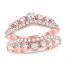 Leo Diamond Enhancer Band 1 ct tw Round-cut 14K Rose Gold