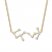 Scorpio Zodiac Necklace 1/5 ct tw Diamonds 10K Yellow Gold