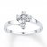 Cross Ring 1/5 ct tw Diamonds Sterling Silver