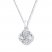 Love Knot Necklace 1/10 ct tw Diamonds Sterling Silver