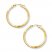 Hoop Earrings 14K Yellow Gold 30mm