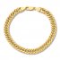 Men's Link Chain Bracelet 10K Yellow Gold 8.5" Length