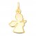 Angel Charm 14K Yellow Gold