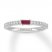 Neil Lane Ruby Anniversary Band 1/3 ct tw Diamonds 14K Gold