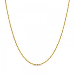 Men's Rope Chain 14K Yellow Gold 24"