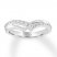 Leo Diamond Contour Ring 1/3 ct tw Round-cut 14K White Gold