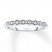 Diamond Anniversary Band 1/6 ct tw Round-cut 10K White Gold